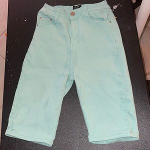 Blue Topic womens shorts Sz M stretch